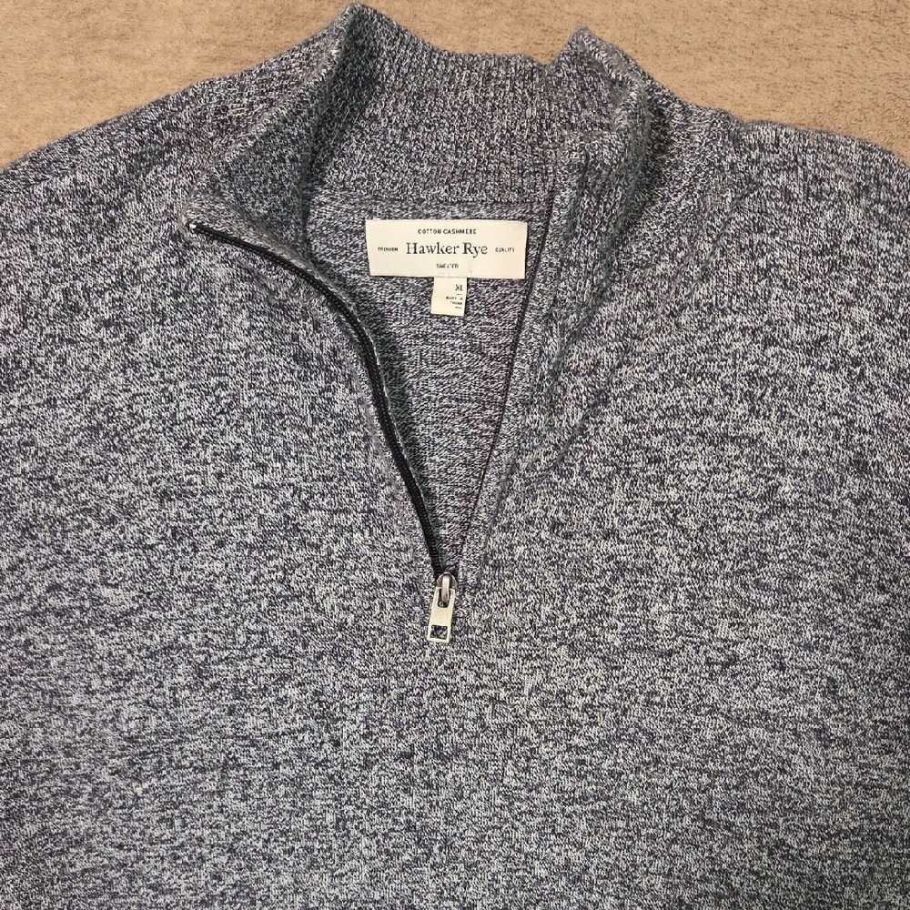 Hawker Rye Half Zip Closure Sweater- Size XL - Picture 4 of 5